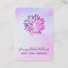 *～* QR グラデーション AP2マンダラダリアパステルブルーピンク 名刺