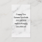 Qr |ソーシャルメディアのアイコン |マーケティング 名刺 (裏面)