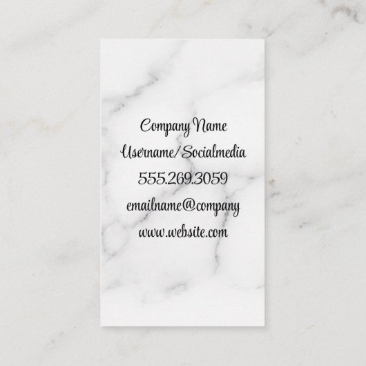 Qr |ソーシャルメディアのアイコン |マーケティング 名刺 (裏面)