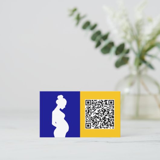 QR ドゥーラ 名刺 (スタンド正面)