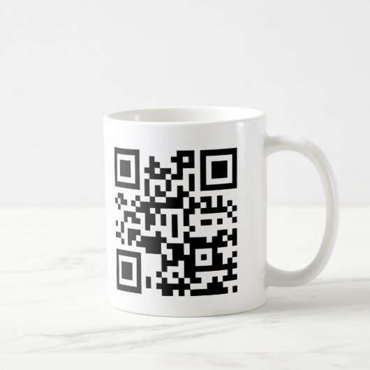 QR -働くことを戻って下さい! コーヒーマグカップ (右)