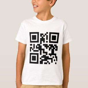 QR "幸せな安息日!" コード Tシャツ