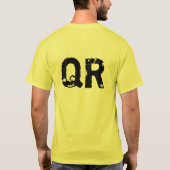 QR -質の道 Tシャツ (裏面)