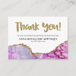 *～* QR AGATE銀河系ありがとうございますロゴレビューAP8  エンクロージャーカード