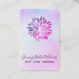 *～* QR AP2マンダラダリアパステルブルーピンクグラデーション 名刺