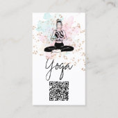 *~* QR AP33 Rainbow Spiritual Chakra Yoga 名刺 (正面)