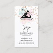 *~* QR AP33 Rainbow Spiritual Yoga Moon 名刺 (裏面)