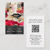 *~* QR AP5 Glam Punk Luxe 1 Fashion Bold Beauty  名刺 (正面/裏面)