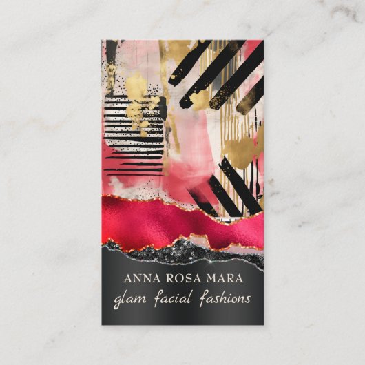 *~* QR AP5 Glam Punk Luxe 2 Fashion Bold Beauty  名刺 (正面)