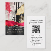 *~* QR AP5 Glam Punk Luxe 3  Fashion Bold Beauty  名刺 (正面/裏面)
