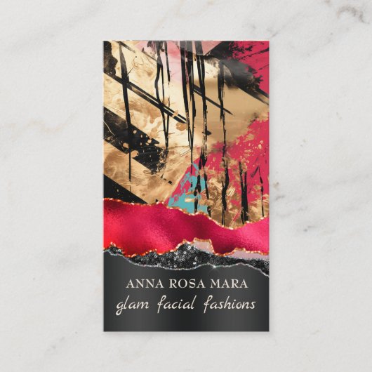 *~* QR AP5 Glam Punk Luxe 4 Fashion Bold Beauty  名刺 (正面)