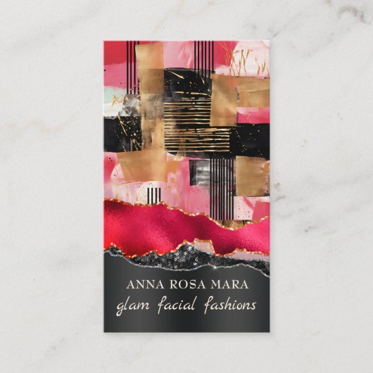 *~* QR AP5 Glam Punk Luxe 5  Fashion Bold Beauty  名刺 (正面)