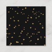 *～* QR - AP8ありがとうございました金ゴールドスターレビュー エンクロージャーカード (裏面)