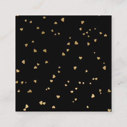 *～* QR - AP8ありがとうございました金ゴールドスターレビュー エンクロージャーカード (裏面)