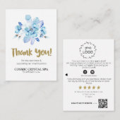 *～* QR AP8ロゴフローラの確認  エンクロージャーカード (正面/裏面)