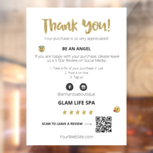 *～* QR AP8確認ありがとうカワイイ絵文字 ウィンドウサイン