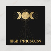 *~* QR - AP8 ありがとうございます！ ゴールドスターレビュー タロット - エンクロージャーカード (裏面)