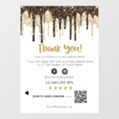 *~* QR AP8 GLAMドリップを確認します。感謝 ウィンドウサイン (シート)