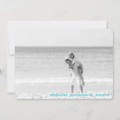 *~* QR AR6 Photo Wedding SAVE the DATE cell Invita 招待状 (裏面)