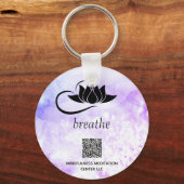 *~* QR - BREATHE ロータス ブランディング SWAG キーチェーン (正面)