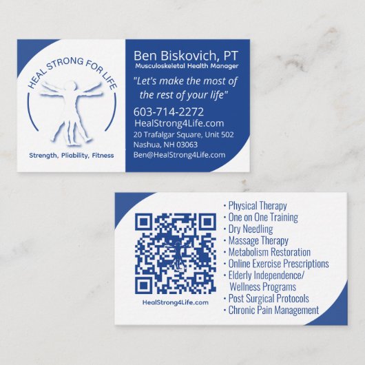 QR Business Card  名刺 (正面/裏面)