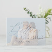 QR CODEの組み合わせが良いスクリプト写真結婚の セーブザデート (スタンド正面)