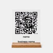 QR Code Acrylic Sign アクリルサイン (正面)
