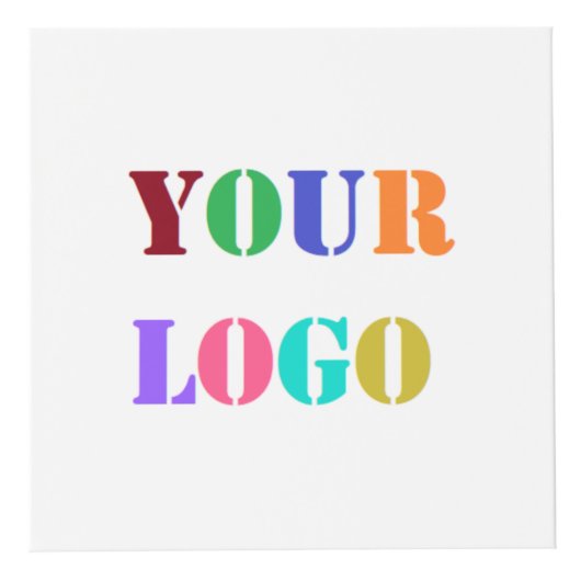 QR Code and Business Logo Promotional Cube Example フォトキューブ (右)