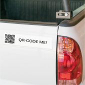 QR-Code Autoaufkleber バンパーステッカー (トラック上)
