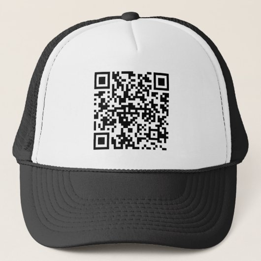 QR-Code Basecap キャップ (正面)