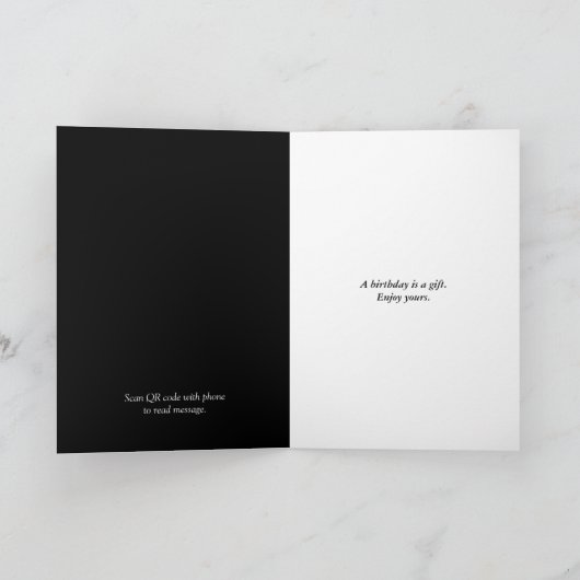 QR code birthday wine カード (内部)