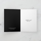 QR code birthday wine Card カード (内部)