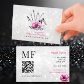 QR Code Bokeh Lash Technician, Eyelashes QR Code 名刺