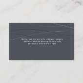 Qr Code Budget Modern Abstract Waves エンクロージャーカード (裏面)