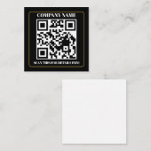 QR Code Business Branding Easy Note Card ノートカード (正面/裏面)