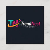 QR code Business Card  スクエア名刺 (正面)