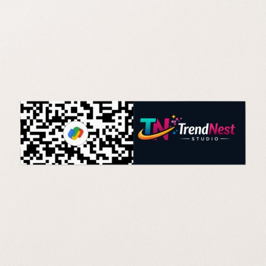 QR code Business Card  名刺 (外部フラット)