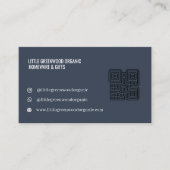 QR Code Business Card | Modern Feminine Pink 名刺 (正面)