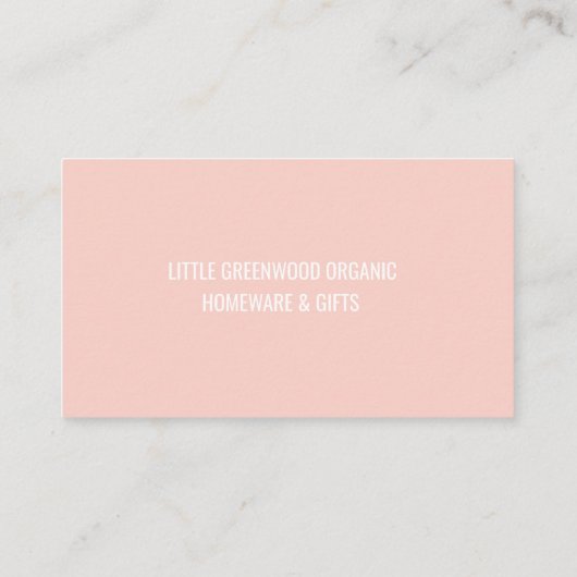 QR Code Business Card | Modern Feminine Pink 名刺 (裏面)