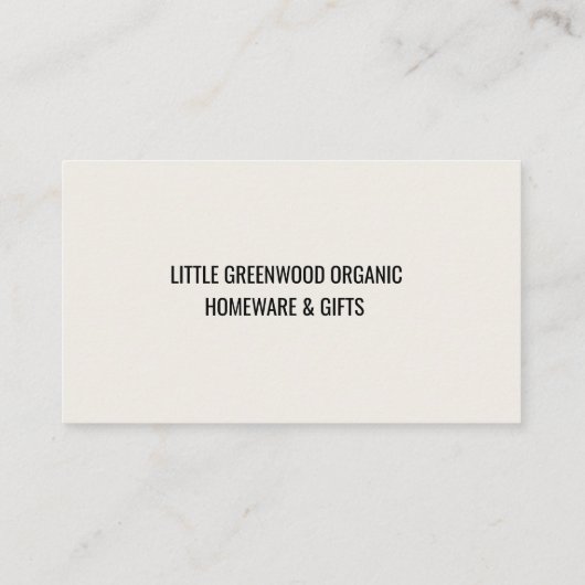 QR Code Business Card |  Modern Minimalist Neutral 名刺 (裏面)