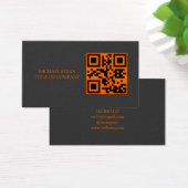 QR Code Business Card  Modern Professional  (デスク)