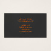 QR Code Business Card  Modern Professional  (裏面)