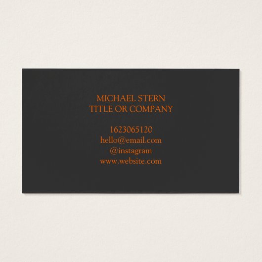 QR Code Business Card  Modern Professional  (裏面)