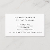 QR Code Business Logo Modern Professional 名刺 (裏面)