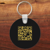 QR Code Business Name Promo Keychains キーホルダー (裏面)