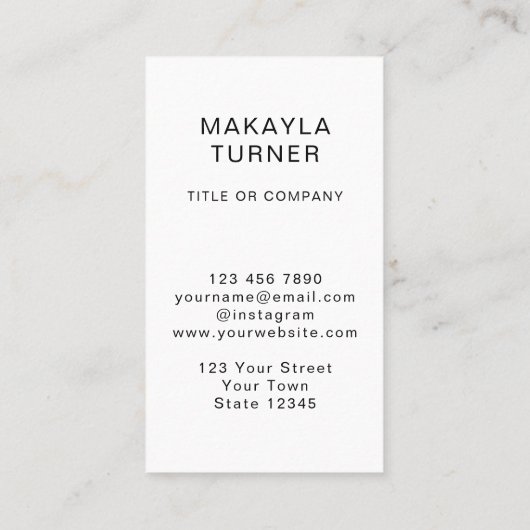 QR Code Business Professional Logo Business Card 名刺 (裏面)