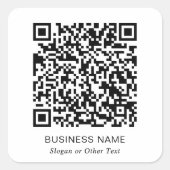 QR Code Business Square スクエアシール (正面)