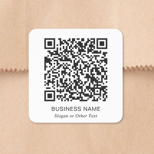 QR Code Business Square スクエアシール