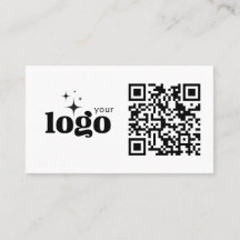 QR Code Business Your Logo Here Modern Template