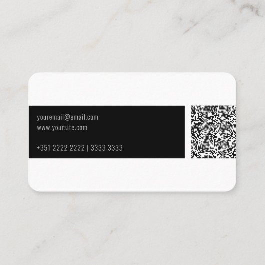 QR CODE CARD 名刺 (裏面)